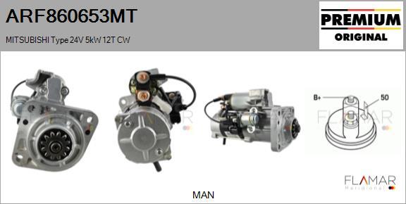 FLAMAR ARF860653MT - Starter aaoparts.ro
