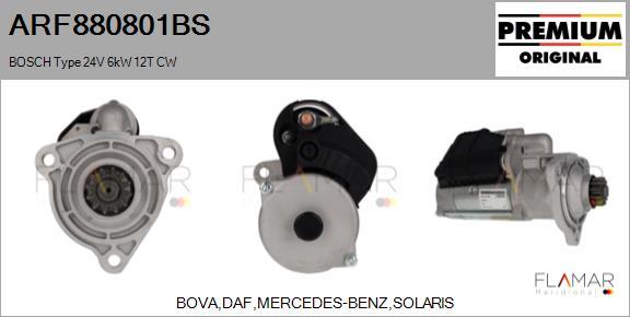 FLAMAR ARF880801BS - Starter aaoparts.ro