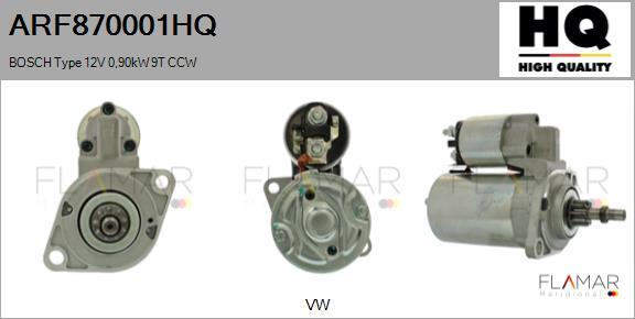 FLAMAR ARF870001HQ - Starter aaoparts.ro