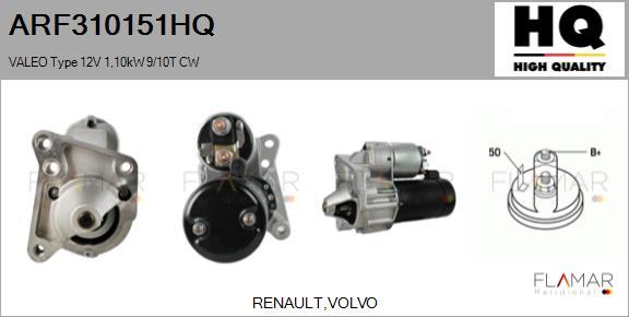 FLAMAR ARF310151HQ - Starter aaoparts.ro