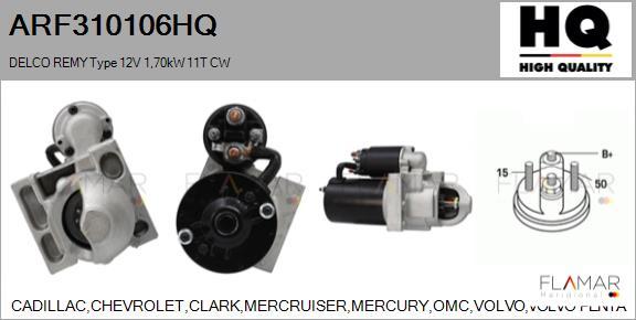 FLAMAR ARF310106HQ - Starter aaoparts.ro