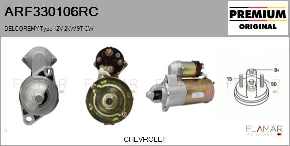 FLAMAR ARF330106RC - Starter aaoparts.ro