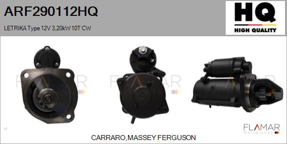 FLAMAR ARF290112HQ - Starter aaoparts.ro