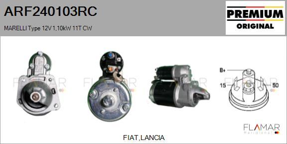 FLAMAR ARF240103RC - Starter aaoparts.ro