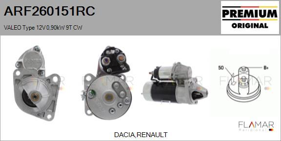 FLAMAR ARF260151RC - Starter aaoparts.ro