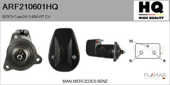 FLAMAR ARF210601HQ - Starter aaoparts.ro