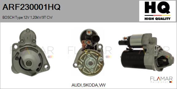 FLAMAR ARF230001HQ - Starter aaoparts.ro