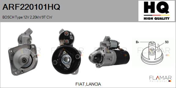 FLAMAR ARF220101HQ - Starter aaoparts.ro