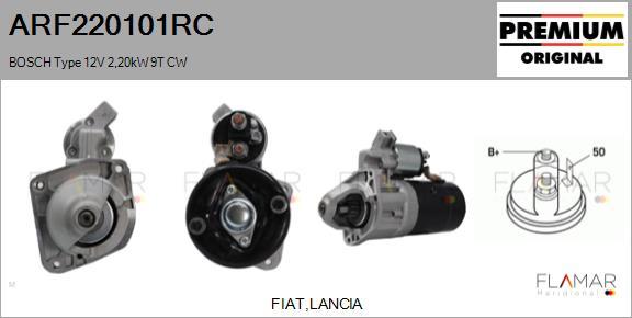 FLAMAR ARF220101RC - Starter aaoparts.ro
