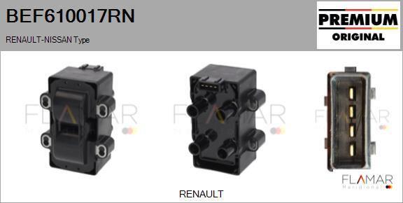FLAMAR BEF610017RN - Bobina de inductie aaoparts.ro