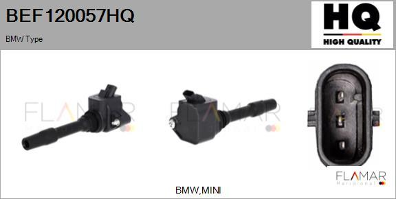 FLAMAR BEF120057HQ - Bobina de inductie aaoparts.ro