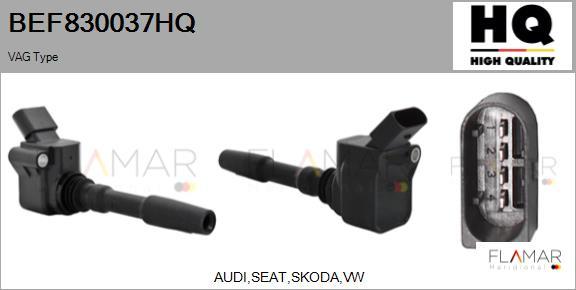 FLAMAR BEF830037HQ - Bobina de inductie aaoparts.ro