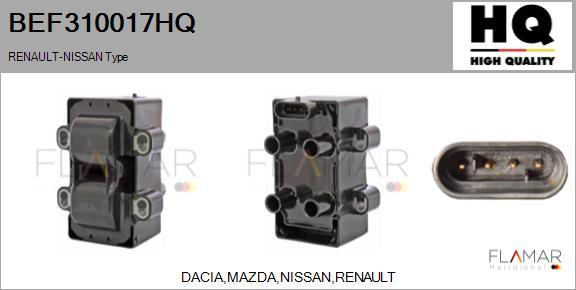 FLAMAR BEF310017HQ - Bobina de inductie aaoparts.ro