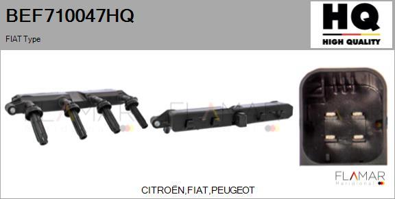 FLAMAR BEF710047HQ - Bobina de inductie aaoparts.ro