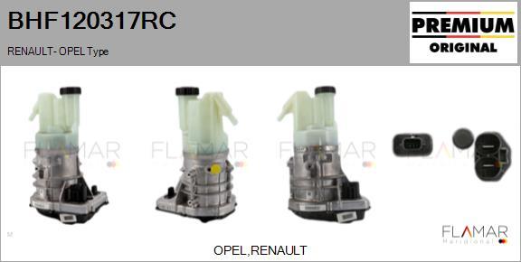 FLAMAR BHF120317RC - Pompa hidraulica, sistem de directie aaoparts.ro