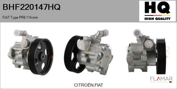 FLAMAR BHF220147HQ - Pompa hidraulica, sistem de directie aaoparts.ro