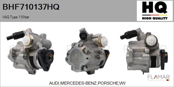 FLAMAR BHF710137HQ - Pompa hidraulica, sistem de directie aaoparts.ro