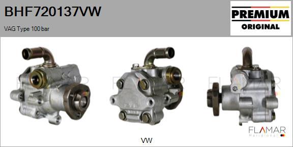 FLAMAR BHF720137VW - Pompa hidraulica, sistem de directie aaoparts.ro