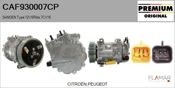 FLAMAR CAF930007CP - Compresor, climatizare aaoparts.ro