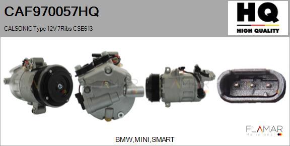 FLAMAR CAF970057HQ - Compresor, climatizare aaoparts.ro