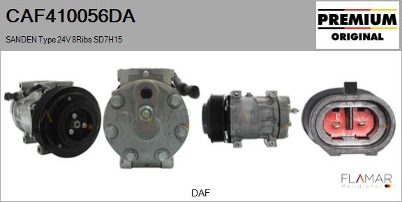 FLAMAR CAF410056DA - Compresor, climatizare aaoparts.ro