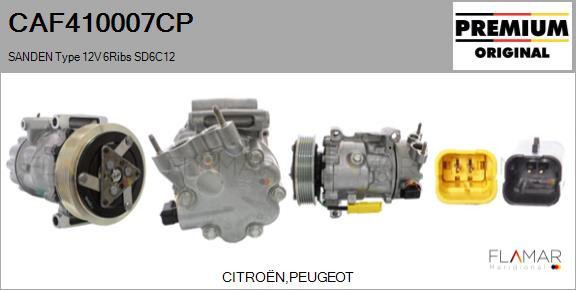 FLAMAR CAF410007CP - Compresor, climatizare aaoparts.ro