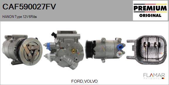 FLAMAR CAF590027FV - Compresor, climatizare aaoparts.ro