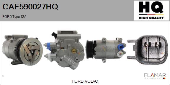 FLAMAR CAF590027HQ - Compresor, climatizare aaoparts.ro