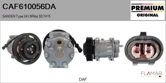 FLAMAR CAF610056DA - Compresor, climatizare aaoparts.ro