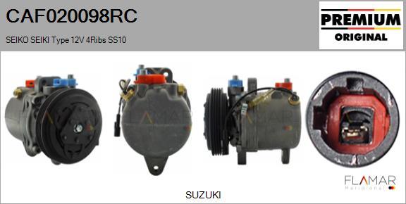 FLAMAR CAF020098RC - Compresor, climatizare aaoparts.ro