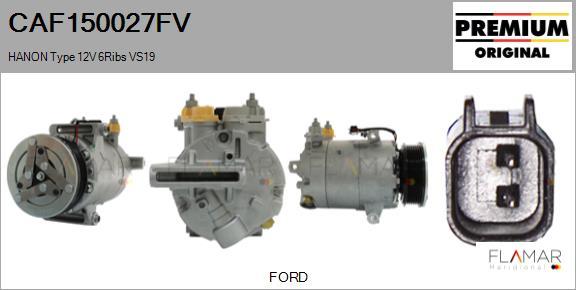 FLAMAR CAF150027FV - Compresor, climatizare aaoparts.ro
