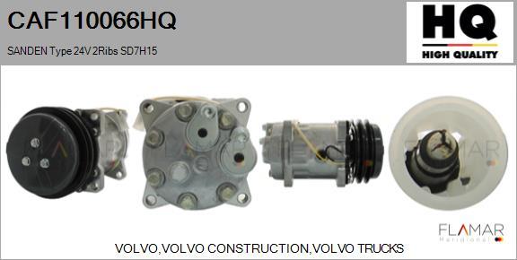 FLAMAR CAF110066HQ - Compresor, climatizare aaoparts.ro