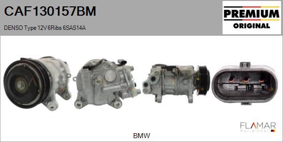 FLAMAR CAF130157BM - Compresor, climatizare aaoparts.ro