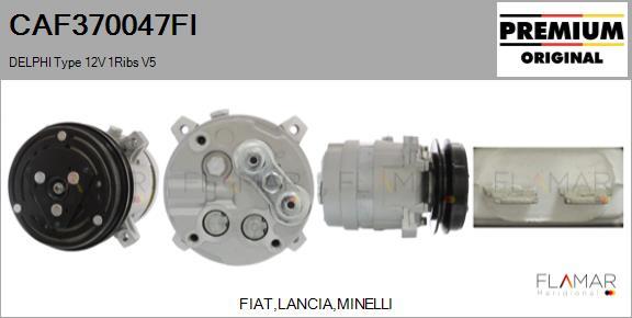 FLAMAR CAF370047FI - Compresor, climatizare aaoparts.ro
