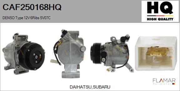 FLAMAR CAF250168HQ - Compresor, climatizare aaoparts.ro