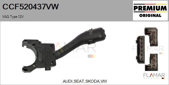 FLAMAR CCF520437VW
 - Comutator coloana directie aaoparts.ro