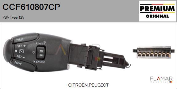 FLAMAR CCF610807CP
 - Intrerupator, control automat al vitezei aaoparts.ro