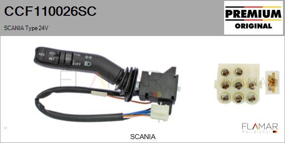 FLAMAR CCF110026SC
 - Comutator coloana directie aaoparts.ro