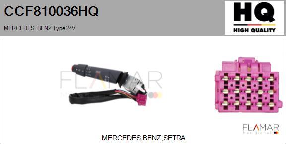 FLAMAR CCF810036HQ - Comutator coloana directie aaoparts.ro