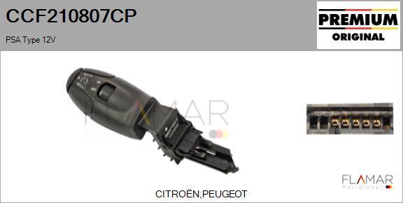 FLAMAR CCF210807CP
 - Intrerupator, control automat al vitezei aaoparts.ro