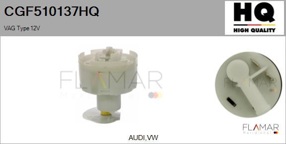 FLAMAR CGF510137HQ - Modul alimentare combustibil aaoparts.ro