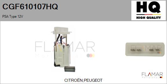 FLAMAR CGF610107HQ - Modul alimentare combustibil aaoparts.ro