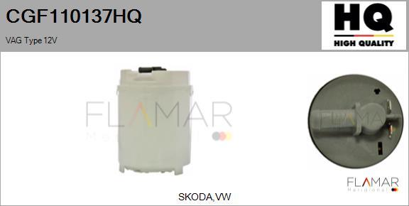 FLAMAR CGF110137HQ - Modul alimentare combustibil aaoparts.ro