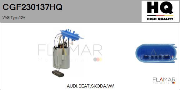 FLAMAR CGF230137HQ - Modul alimentare combustibil aaoparts.ro