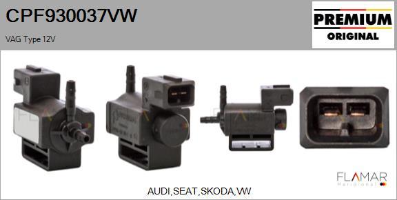 FLAMAR CPF930037VW - Convertor presiune, esapament aaoparts.ro