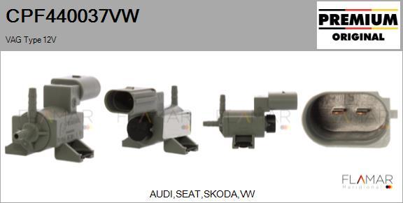 FLAMAR CPF440037VW - Convertor presiune, esapament aaoparts.ro