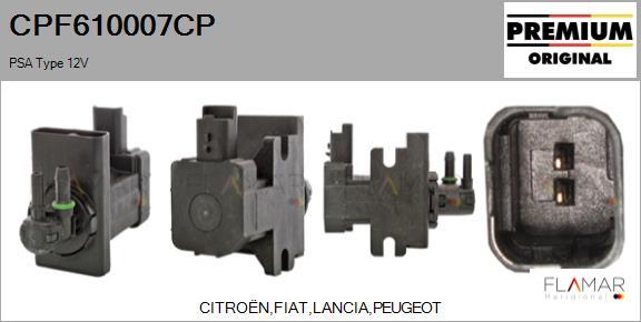FLAMAR CPF610007CP - Convertor presiune, esapament aaoparts.ro