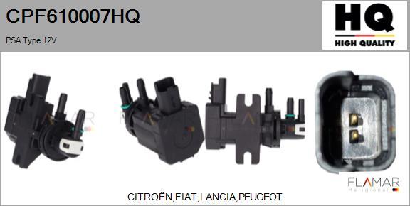 FLAMAR CPF610007HQ - Convertor presiune, esapament aaoparts.ro