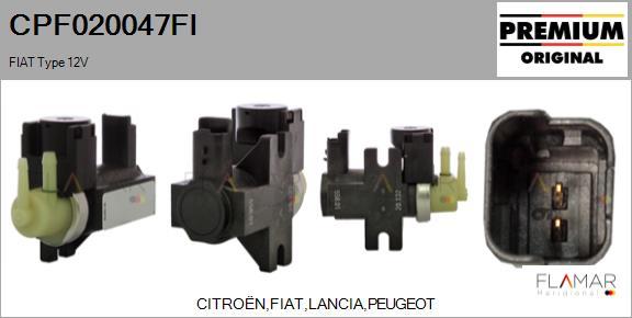 FLAMAR CPF020047FI - Convertor presiune, esapament aaoparts.ro