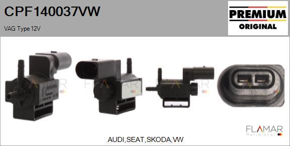 FLAMAR CPF140037VW - Convertor presiune, esapament aaoparts.ro